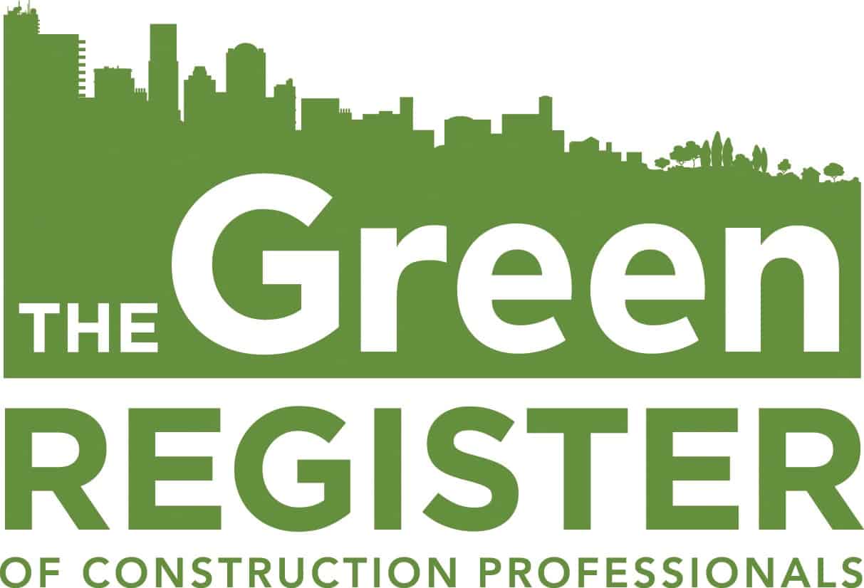 the green register logo