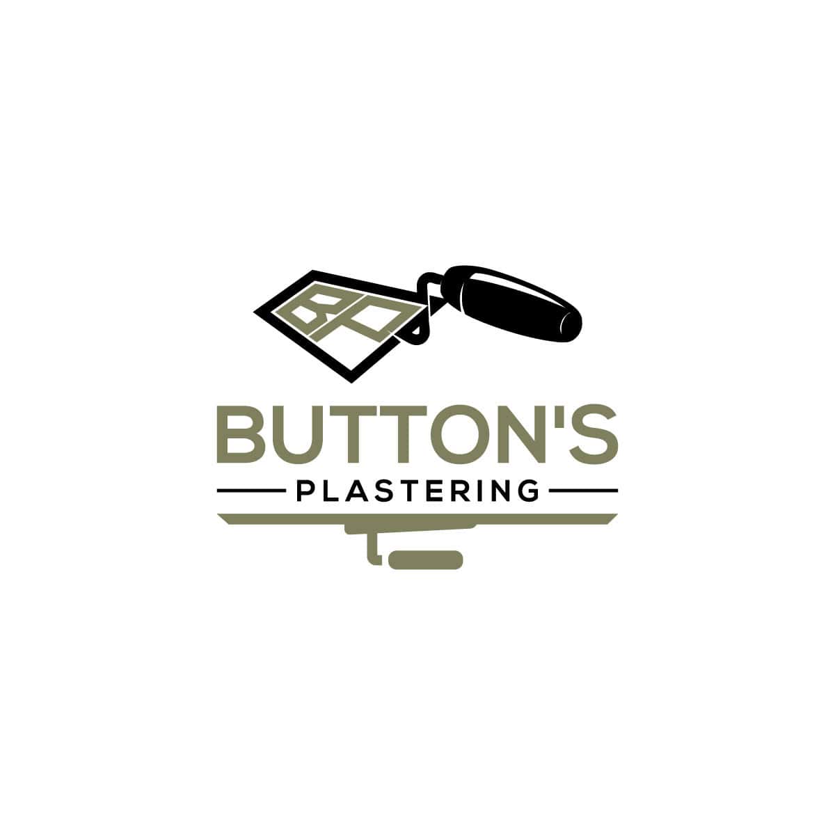 button's plastering logo